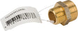 Nippel 2xAG 3/4" x 1/2"