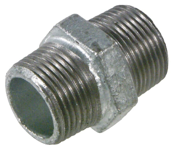Doppelnippel verz. AG 1"