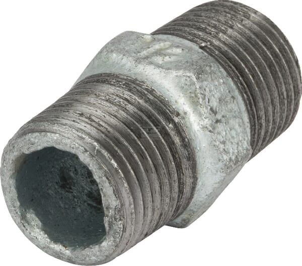 Doppelnippel verz. AG 1/2"