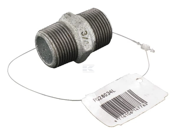 Doppelnippel verz. AG 3/4"