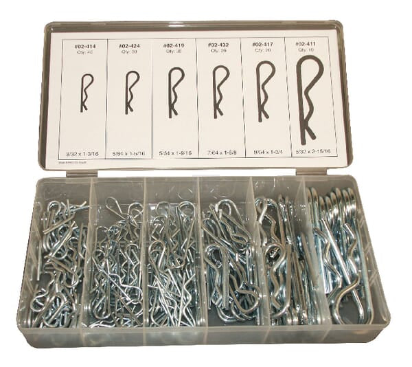 R-Clip-Sortimentsbox 141 Stück