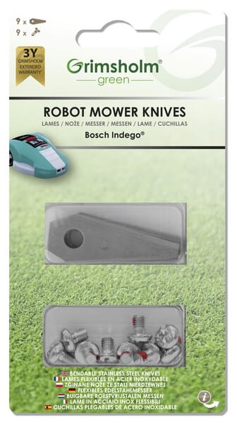 Messer, 9 Stck, passend zu Mähroboter Bosch Indego