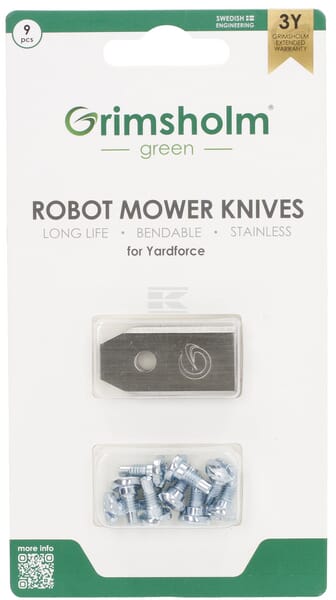 Messer, 9 Stck, passend zu Mähroboter Yardforce