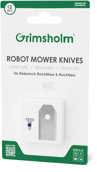 Messer für Roborock RockMow S-  & ; Z-Serie, (12x)