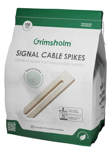 Signalkabel Spikes Holz, 100x
