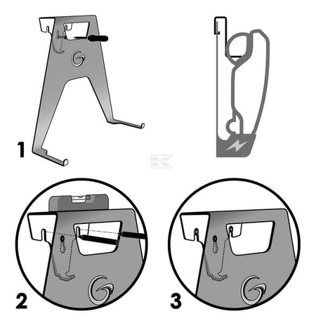 Robot-Wandaufhängung für Stiga Stig 300/600/1200/A1500/A3000/A5000