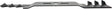 Rasenmähermesser, Länge 476mm, Zentralbohrung 25.4mm, mulchfunktion, Kramp