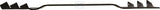 Rasenmähermesser, Länge 502mm, Zentralbohrung 25.4mm, mulchfunktion, Kramp