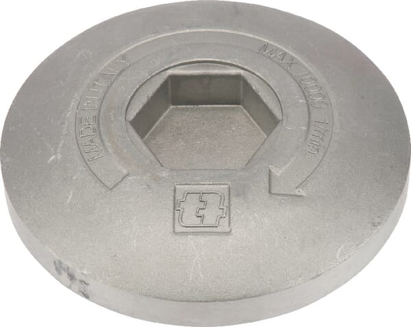 Aluminiumknopf ¢80 mm