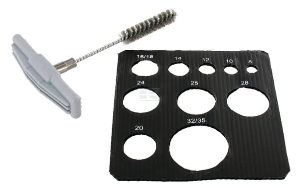 Runde Stahlbürste für 10mm Lochdurchmesser