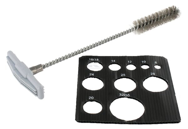 Runde Stahlbürste für 24mm Lochdurchmesser 