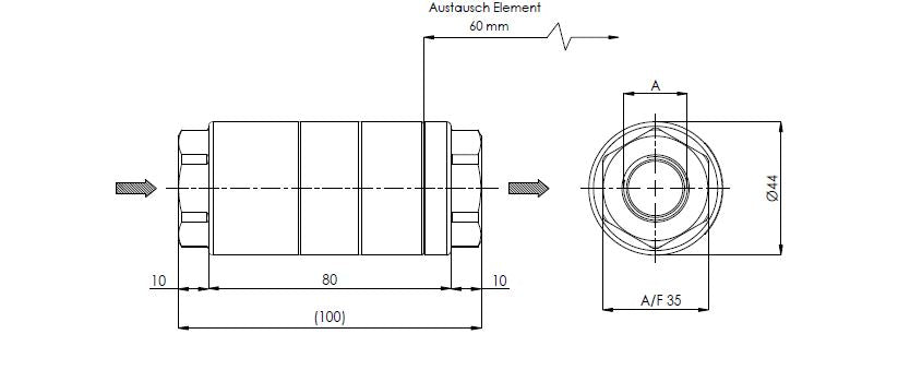 FLC1S40BB1 Hydraulikfilter (Inline)