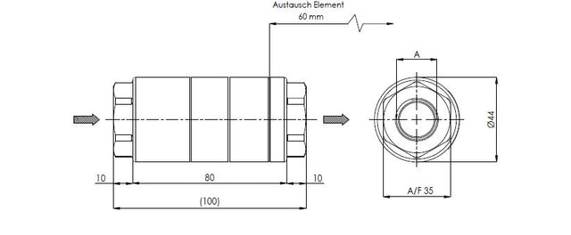 FLC1S40BB1 Hydraulikfilter (Inline)