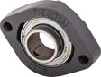 Flanschlager oval kpl.