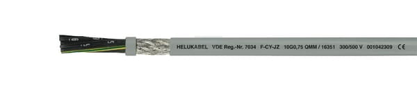PVC flex Kabel 12x0,5mm schirm