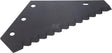 Gezacktes Futtermesser, wolframkarbidbeschichtet