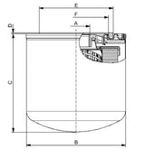 FO-0456 Hydraulikfilter SpinOn