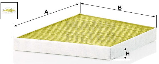 FP 3172/1 Innenraumfilterelement (FreciousPlus)