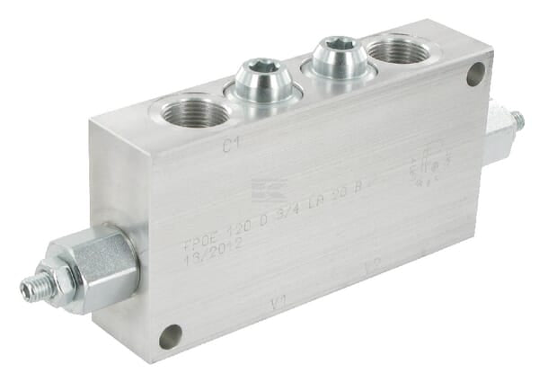 Gegenhalteventil,doppelt, 3/4"