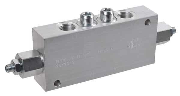 Gegengewichtsventil mit Doppelflansch 3/8"