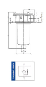 FRTR122C25BBB40C000S0 Leitungsfilter (Rücklauffilter)