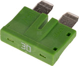 Sicherung, Stecksicherung, Standard, 30A,  Grün, 19mm, 10Stk., Kramp