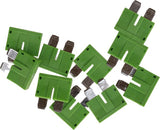 Sicherung, Stecksicherung, Standard, 30A,  Grün, 19mm, 10Stk., Kramp
