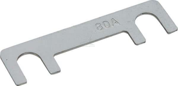 Sicherung, Streifen, 80A,  Grau, 40mm, Kramp