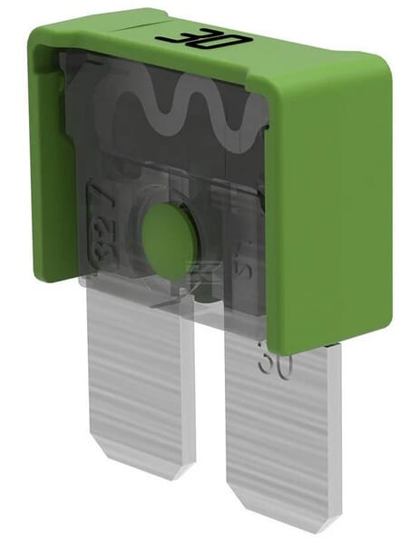 Sicherung, 30A,  Grün, 6.5mm, 5Stk., Kramp