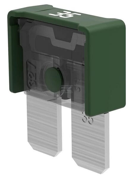 Sicherung, 35A,  Grün, 6.5mm, 5Stk., Kramp