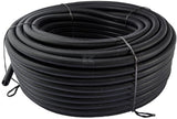 Schutzschlauch 13mm 100m flexibel gewellt, offen, schwarz