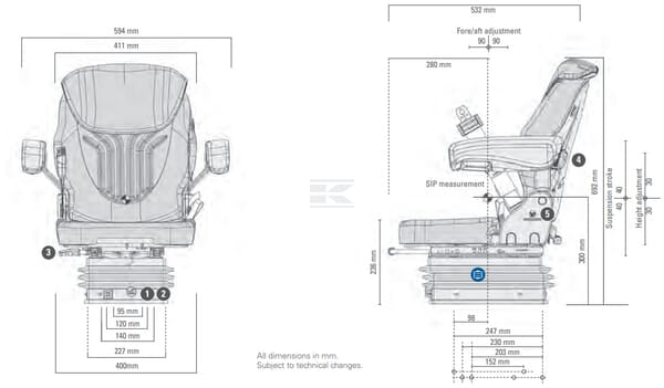 Sitz Compacto Comfort S New Design