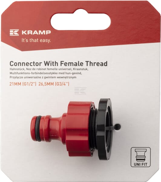 Anschluss mit Innengewinde 1/2"-3/4"