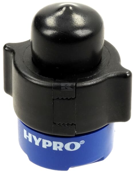 Hypro, Doppelflachstrahldüse, GUARDIAN AIR TWIN, Blau, 110°, Kunststoff, Bayonet