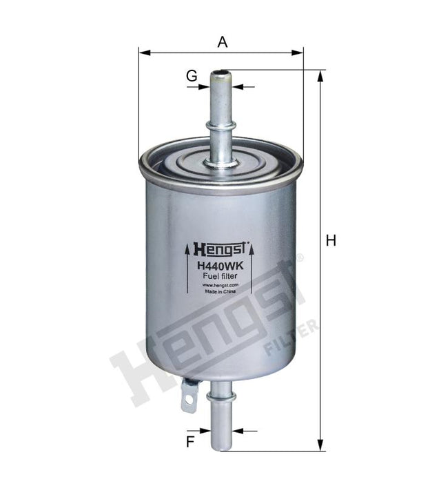 H440WK Kraftstoff-Leitungsfilter Inline