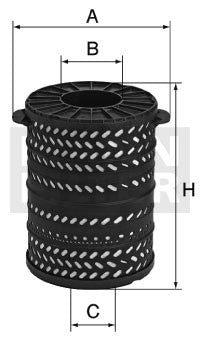 H 34 1790 Flüssigkeitsfilterelement