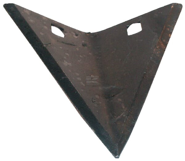 Häuflerspitze 120x125x5mm, flach, 2 Löcher, passend für Hassia