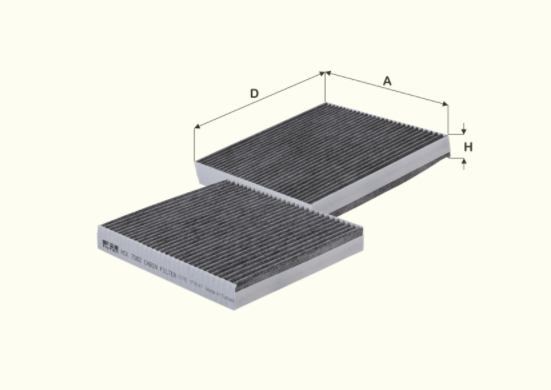 HCK7082 Innenraumfilterelement