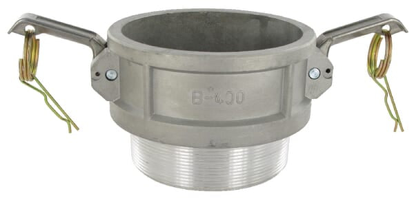Camlock Typ B 4" Außengewinde Aluminium