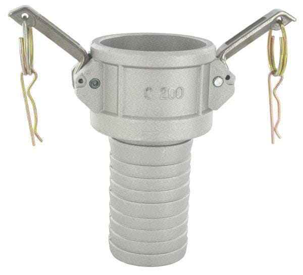Camlock Typ C 2" Schlauchende Rostfreier Stahl
