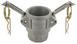 Camlock Typ D 1 1/4" Innengewinde Aluminium