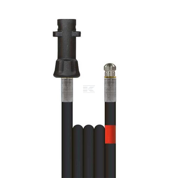 Abwasserschlauch 8m DN5 200bar Kärcher Stecker mit Düse 3x0,8