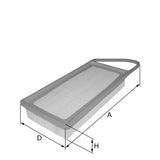 HP2204 Luftfilterelement