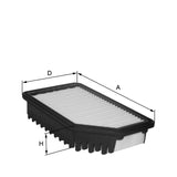 HP5052 Luftfilterelement
