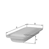 HP5069 Luftfilterelement