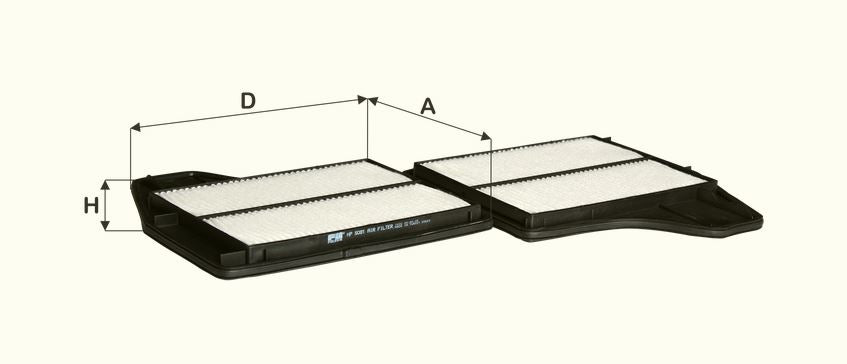HP5081 Luftfilterelement