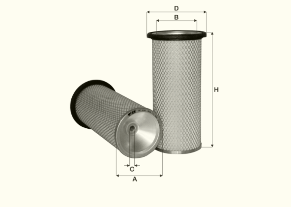 HP640 Luftfilterelement (Sekundärelement)