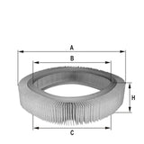 HPU4379 Luftfilterelement