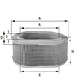 HPU4404 Luftfilterelement