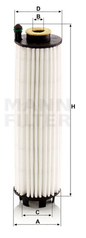 HU 6033 z Ölfilterelement (metallfrei)